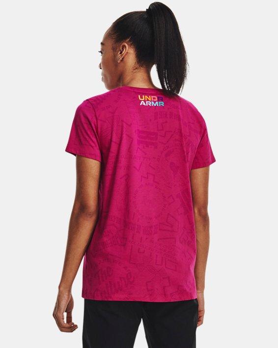 Women's UA Black History Month Short Sleeve, Pink, pdpMainDesktop image number 1